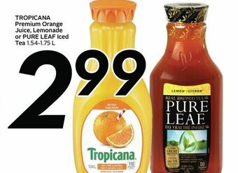 Sobeys Tropicana Premium Orange juice offer