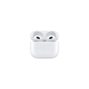 Best Buy Apple airpods in-ear truly wireless headphones (3rd generation) with magsafe charging case - white - open box offer