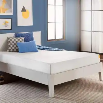 Aaron's 8" medium foam mattress in a box w/ protector offer
