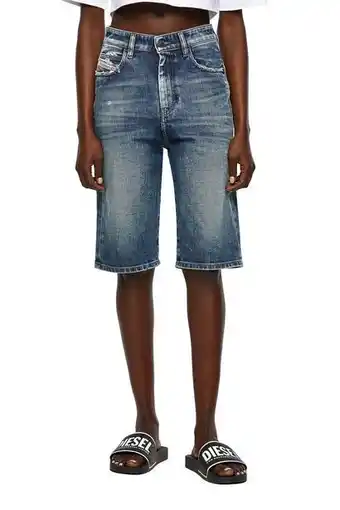 Diesel Long shorts in stonewashed denim offer