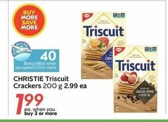 Sobeys Christie Triscuit Crackers offer