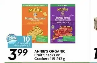 Sobeys Annie's Organic Fruit offer