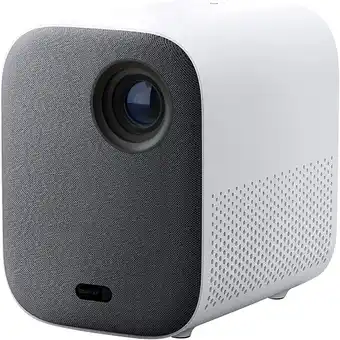 Best Buy Xiaomi Mi Smart Home Compact Projector 2, Android TV Compatible with Remote Control, Screen Size 60"-120", 1080P Full HD, HDR offer