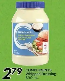 Sobeys Compliments Whipped Dressing offer