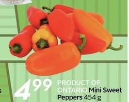 Sobeys Mini Sweet Peppers offer