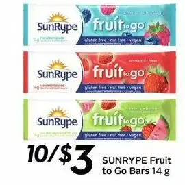 Sobeys Sunrype Fruit offer