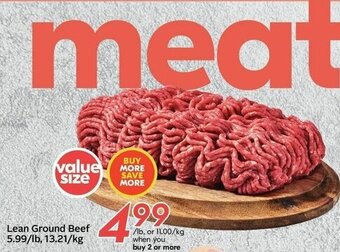 Sobeys Lean Ground Beef offer