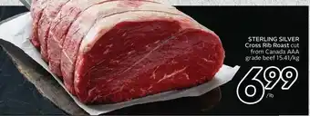 Sobeys Sterling Silver Cross Rib Roast offer