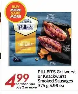 Sobeys Piller's Grillwurst offer