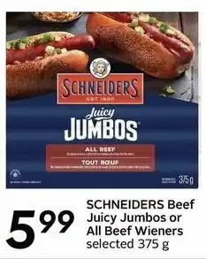 Sobeys Schneiders Beef offer