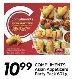 Sobeys Compliments Asian Appetizers Party Pack offer