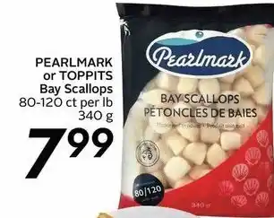 Sobeys Pearlmark Or Toppits Bay Scallops offer