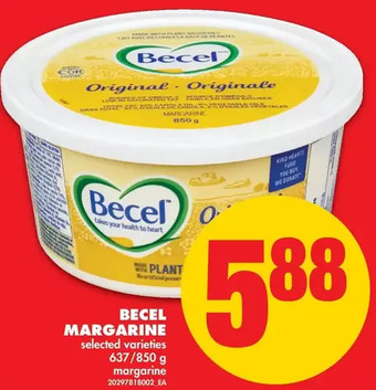 No Frills Becel Margarine offer