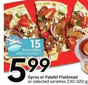 Sobeys Gyros Or Falafel Flatbread offer