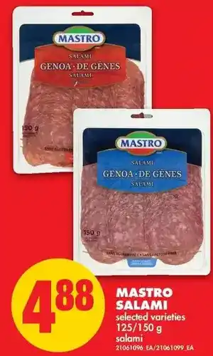 No Frills Mastro Salami offer