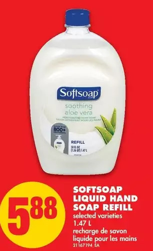 No Frills Softsoap Liquid Hand Soap Refill offer