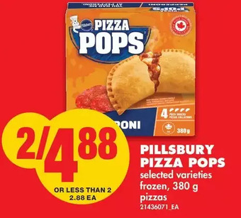 No Frills Pillsbury Pizza Pops offer