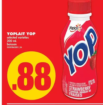 No Frills Yoplait Yop offer