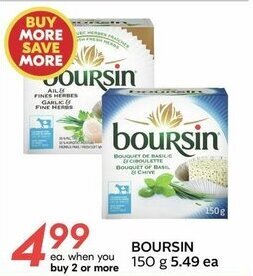 Sobeys Boursin offer