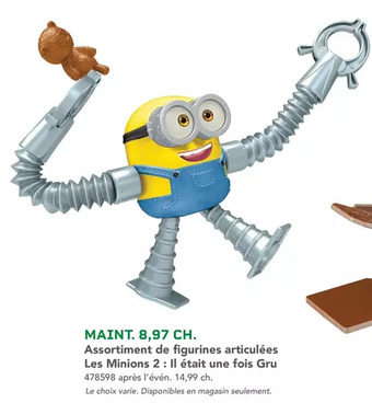 Toys R us Minions 2: The Rise of Gru Action Striking Bob offer