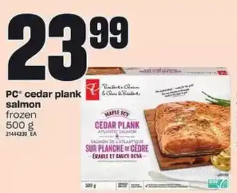 Loblaws PC Cedar Plank Salmon offer