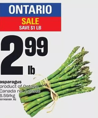 Loblaws Asparagus offer