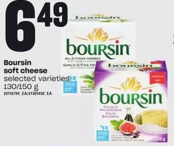 Loblaws Boursin Soft Cheese offer