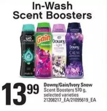 Loblaws Downy/Gain/Ivory Snow Scent Boosters offer
