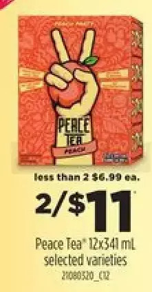 Loblaws Peace Tea offer
