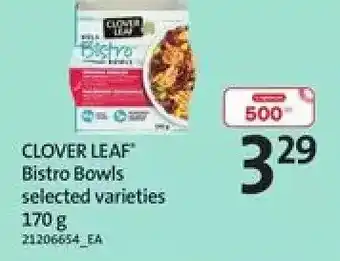 Loblaws Clover Leaf Bistro Bowls offer