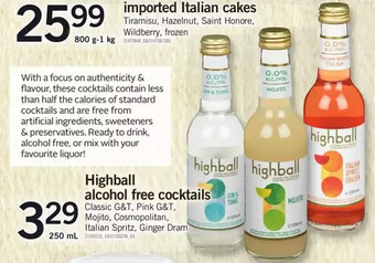 Fortinos Highball Alcohol Free Cocktails offer