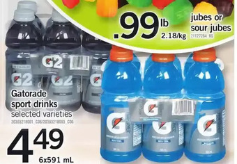 Fortinos Gatorade Sport Drinks offer