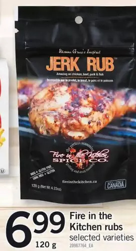 Fortinos Fire in the Kitchen Rubs offer