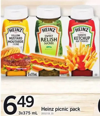 Fortinos Heinz Picnic Pack offer