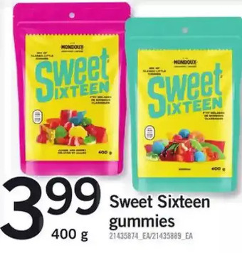 Fortinos Sweet Sixteen Gummies offer