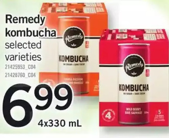 Fortinos Remedy Kombucha offer