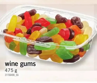 Fortinos Wine Gums offer