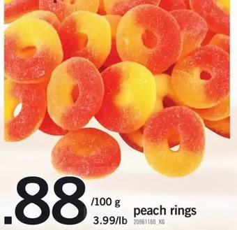 Fortinos Peach Rings offer