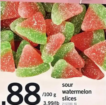 Fortinos Sour Watermelon Slices offer