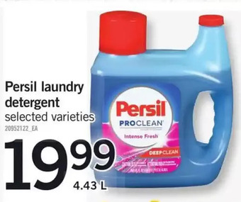 Fortinos Persil Laundry Detergent offer