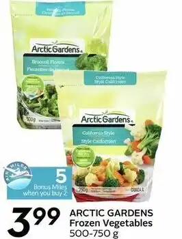 Sobeys Arctic Gardens Frozen Vegetables offer
