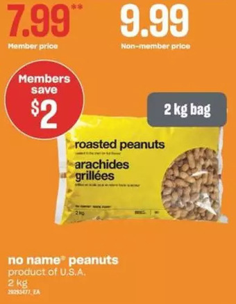 Valu-mart No Name Peanuts offer