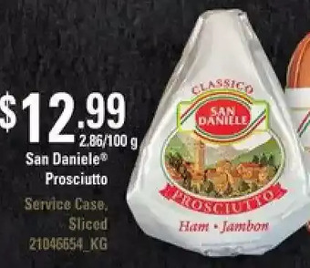 Fortinos San Daniele Prosciutto offer