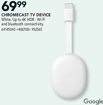 RONA Google Chromecast TV Device offer