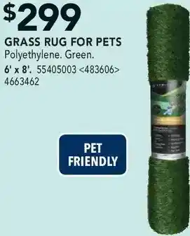 RONA Grass Rug for Pets offer