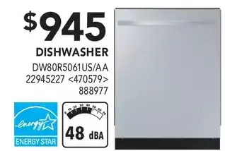 RONA Dishwasher offer