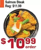 Top Food Supermarket Salmon Steak offer