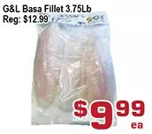 Top Food Supermarket G&L Basa Fillet offer