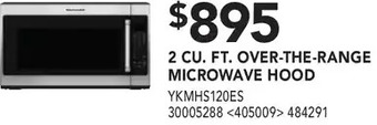 RONA Kitchenaid 2 Cu. Ft. over-the-Range Microwave Hood offer