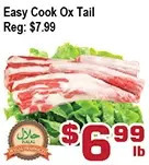 Top Food Supermarket Easy Cook Ox Tail offer